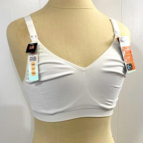Platex | White Nursing Bra - Picture 1 of 8